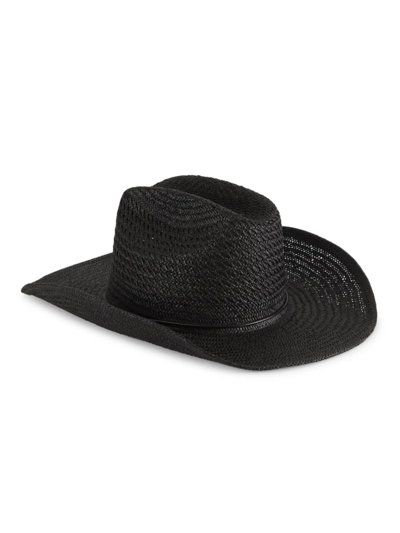 Lack Of Color Women's The Outlaw Ii Straw Hat In Black