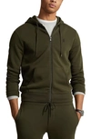 Polo Ralph Lauren Double-knit Full-zip Hoodie In Company Olive
