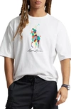 Polo Ralph Lauren Men's Colorblocked Big Pony Logo T-shirt In White