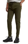 Polo Ralph Lauren Cotton Blend Double Knit Joggers In Company Olive