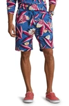 POLO RALPH LAUREN FLORAL FRENCH TERRY SWEAT SHORTS