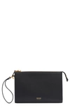 TOM FORD MINI GRAINED LEATHER ZIP POUCH