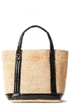 Raffia/ Black Lacquer