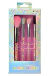 ISCREAM SET OF 4 SPRINKLE MAKEUP BRUSHES