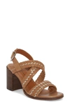 Lucky Brand Dabene Slingback Sandal In Latte Leather