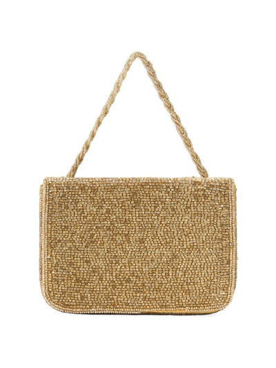 Staud Women's Carmen Beaded Box Bag In Gold