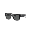 Ray Ban Mega Wayfarer Disney 100th Anniversary Sunglasses Black With Pattern White Frame Grey Lenses 51-21 In Black With Pattern White
