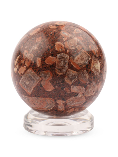 Jia Jia Mosaic Jasper Sphere In Brown
