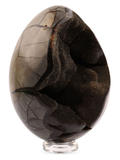 Jia Jia Septarian Egg In Black Brown