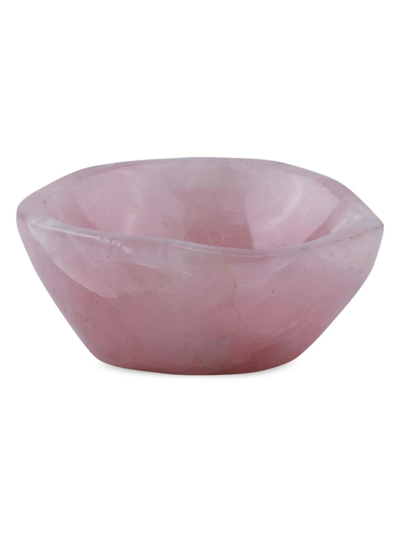 Jia Jia Rose Quartz Bowl In Pink
