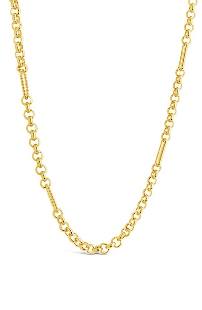 STERLING FOREVER STERLING FOREVER LEISEL STATION CHAIN NECKLACE