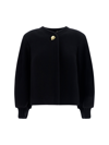 Chloé Embellished Wool-blend Jacket In Black