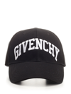 GIVENCHY BLACK CAP WITH LOGO