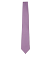 ZEGNA GEOMETRIC-PRINTED POINTED TIP TIE