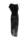 Rev Silk-blend Dress In Black
