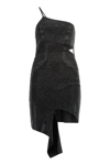 Andreädamo Sequin One Shoulder Dress Skirts Black In Black