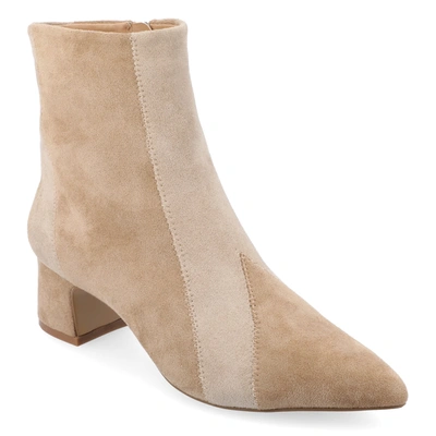 Jornee Collection Journee Collection Women's Tru Comfort Foam Lusinda Booties In Beige