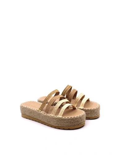 Matisse Gwen Platform Sandal In Natural Multi In Beige