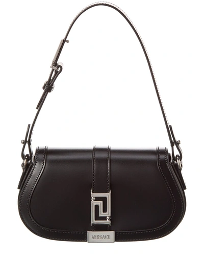 Versace Greca Goddess Mini Shoulder Bag In Black