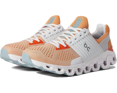 On Running Cloudswift Low-top Trainers In Orange