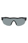 Nike Show X3 Elite 61mm Wraparound Sunglasses In Gray