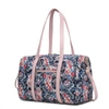 Mkf Collection By Mia K Khelani Quilted Cotton Botanical Pattern Women's Duffle Bag In Multi