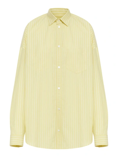 Balenciaga Shirt In Yellow