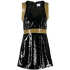 Burberry Short Dresses In Black