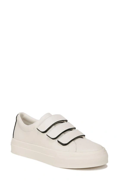 Vince Sunnyside Leather Grip Low-top Sneakers In White