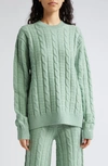 ACNE STUDIOS ACNE STUDIOS FACE CABLE WOOL BLEND SWEATER