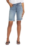 Nydj Frayed Mid Length Denim Boyfriend Shorts In Paddington