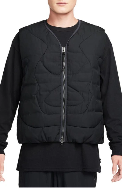 Nike Sportswear Tech Pack Therma-fit Adv Water Repellent Insulated Waistcoat In Black