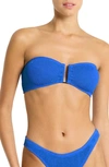 Bondeye Blake U-bar Bandeau Bikini Top In Cobalt Recycled