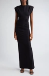 ALEXANDER WANG DROPPED SHOULDER KNIT DRESS