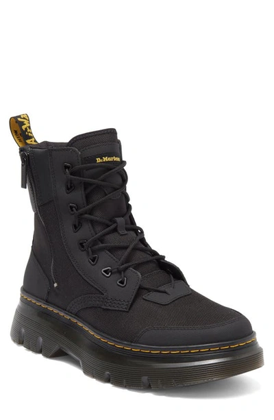 Dr. Martens' Tarik Zip Poly & Leather Utility Boots In Black