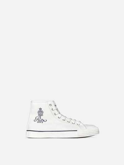 Frame Ritz Unisex High Top Sneaker In White