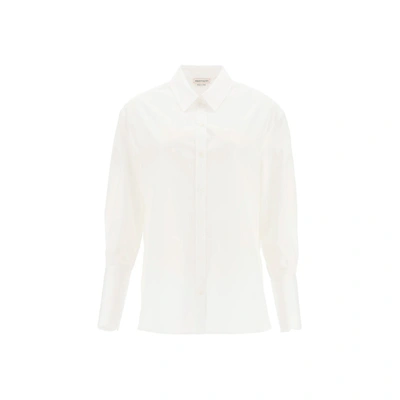 Alexander Mcqueen Cotton Shirt In White