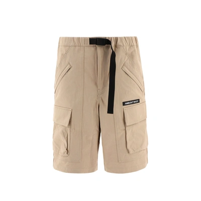 Ambush Cotton Bermuda Shorts In Beige