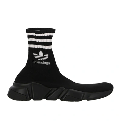 Balenciaga X Adidas Speed 2.0 Lt Sock Trainers In Black