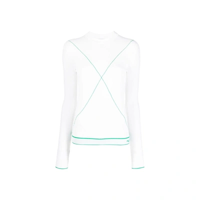 Bottega Veneta Salon 03 Engineered Technoskin Sweater In White