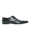 DOLCE & GABBANA ACHILLE CROC EMBOSSED DERBY