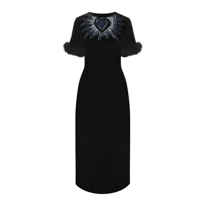 Fendi Paillette-embellished Viscose Dress In Multi