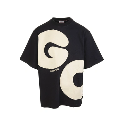 Gcds Logo T-shirt In Black