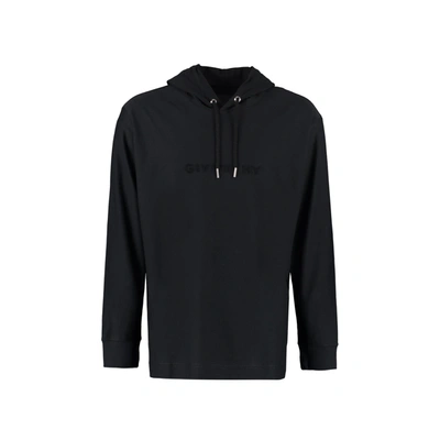 Givenchy Cotton Sweatshirt In Black