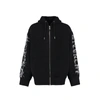 GIVENCHY WOOL ZIPPED HOODIE