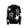 PALM ANGELS WOOL STAR-EMBELLISHED SWEATER