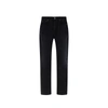 Saint Laurent Relaxed Slim Pants In Corduroy In Black