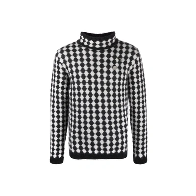 Saint Laurent Wool Sweater In Black