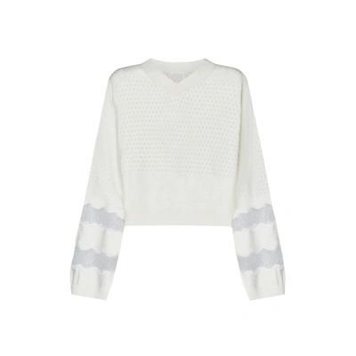 See By Chloé Wool And Cashmere Jumper In White