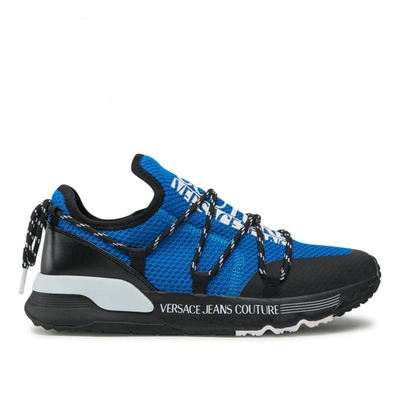 Versace Jeans Couture Logo Sneakers In Blue